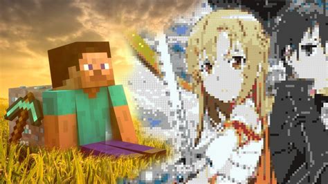 Minecraft Sword Art Online Pixel Art Youtube