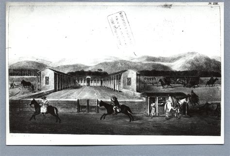 Una Hacienda De Los Alrededores De Santiago Durante El Siglo 19