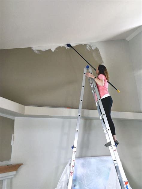 How To Paint A High Ceiling