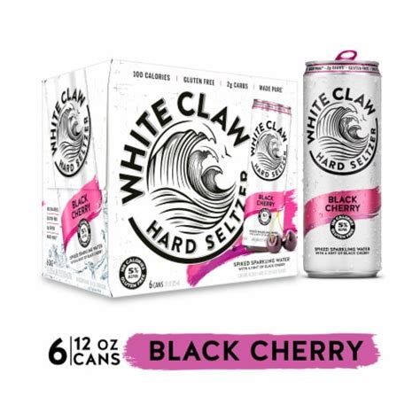 White Claw Hard Seltzer Black Cherry Cans Fl Oz Frys Food Stores