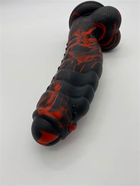 Black Red Dragon Dildo Fantasy Dildo Monster Dildo Etsy