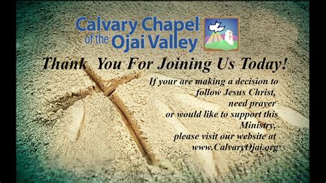 071220 Why Do We Sing Calvary Chapel Ojai Valley Was Live By