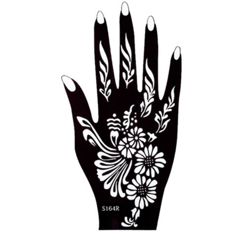Natural herbal henna cones temporary tattoo kit body art. Henna Tattoo Schablone Kina Handbemalung Hand Rechts Dövme ...
