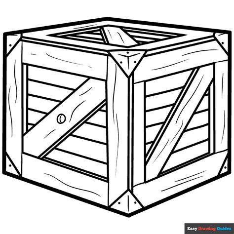 Drawing A Box Coloring Page Drawing A Box Coloring Pa