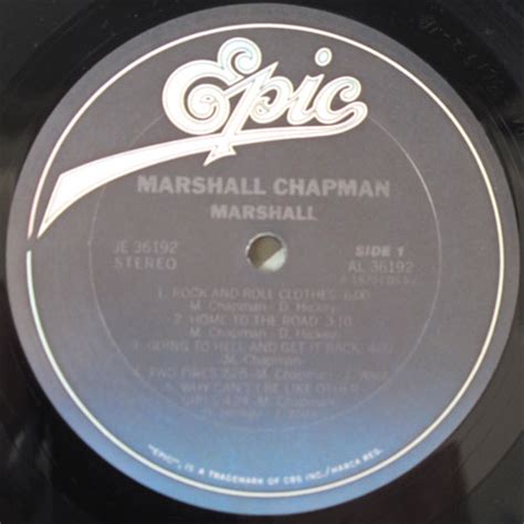 Marshall Chapman Marshall 中古レコード・中古cdのdisk Market中古盤 廃盤 レア盤