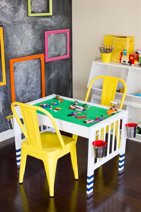 10 years later, the lego tables we built are still functioning proving that this simple diy lego table project will stand the test of time and grow with your kids. DIY Lego Table IKEA Hack - Erin Spain