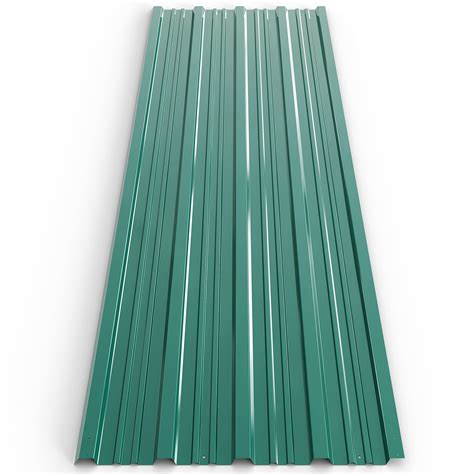 Metal Roofing Sheets Pack Of 12 Box Profile 129x45cm Galvanised