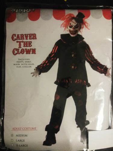 Carver The Clown Costume Clown Props Clown Costumes Halloween