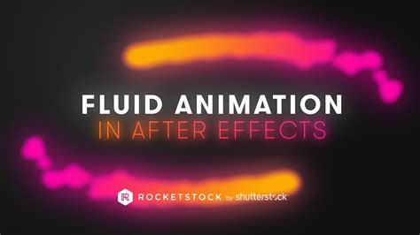 Create A Glowing Fluid Animation In After Effects Rocketstock Youtube