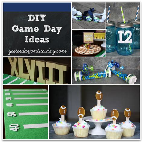 Diy Game Day Ideas Yesterday On Tuesday