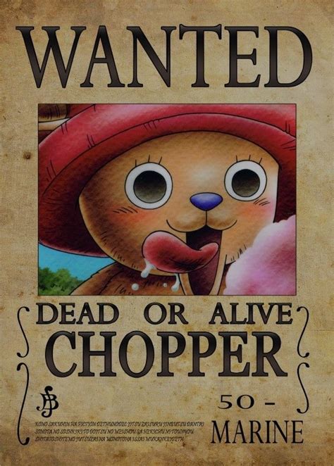 Chopper One Piece Poster