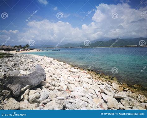 Panoramic View Of The Beautiful Beaches In Venezuela Stock Image