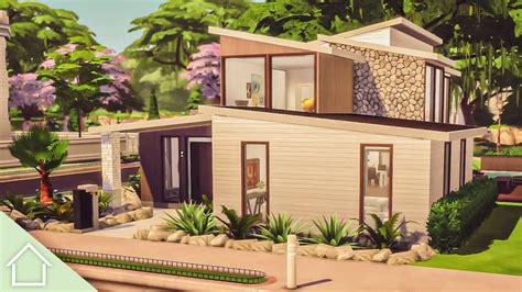 The Sims 4 Speed Build 5 Big Modern House Jeyjey Shell Challenge