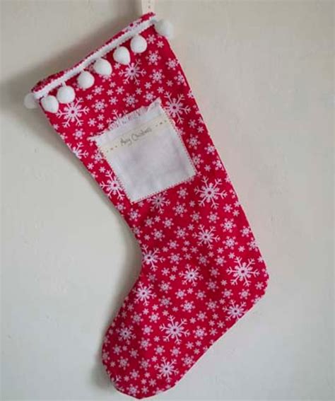 Christmas Stocking Handmade And Personalised W Folksy