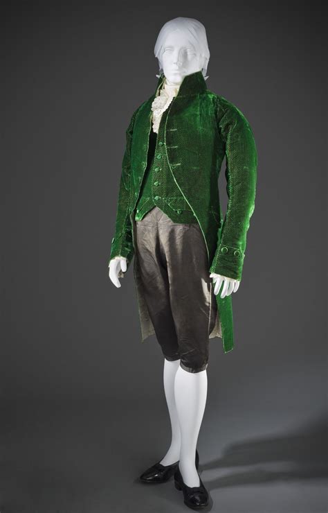 Mans Coat And Waistcoat Lacma Collections Fashion 18th Century