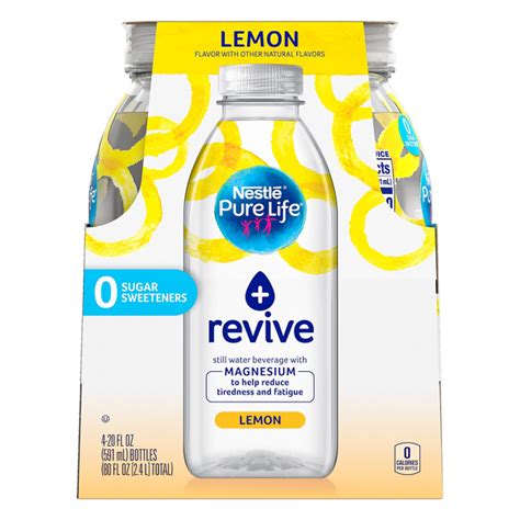 Nestle Pure Life Flavored Water Nutrition Facts Besto Blog