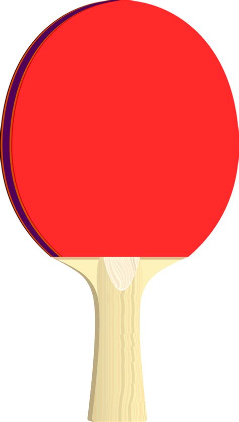 Table Tennis Racket And Ball Clipart Design Illustration 9399404 Png
