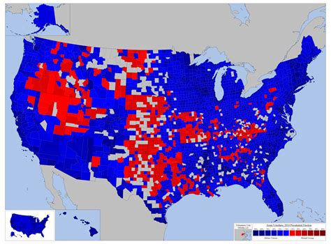 27 2016 Electoral Map By County Maps Online For You
