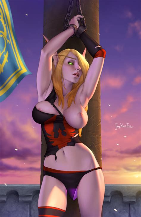 Rule 34 1girls Areolae Big Breasts Blizzard Entertainment Blood Elf