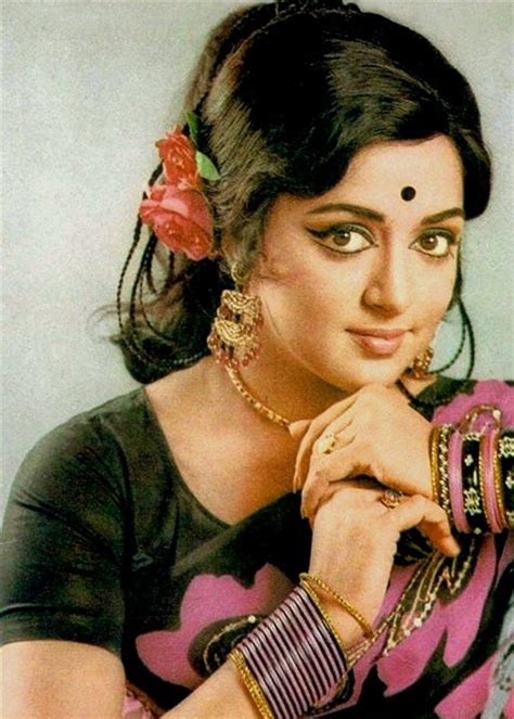 Colour Portrait Of Hema Malini An Indian Actress Director And