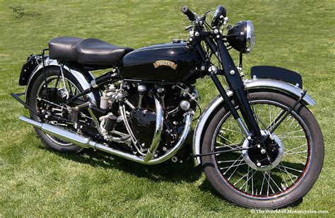 Vintage 1951 Vincent Black Shadow Series C Motorcycle British