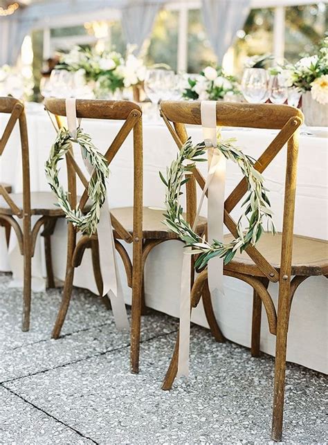Wedding Reception Chair Decorations