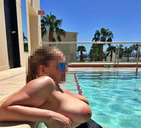 Topless At The Hotel Pool In Vegas September Voyeur Web Hot Sex Picture