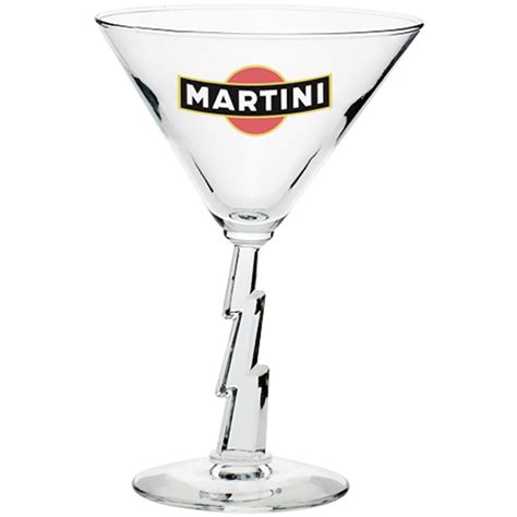 Clear Libbey 10 Oz Lightning Stem Martini Glass Everythingbranded Usa