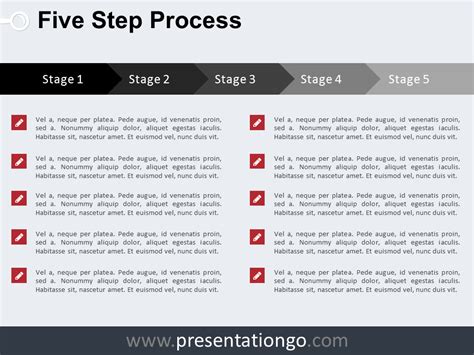 Step By Step Process Powerpoint Template Sketchbubble Gambaran