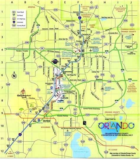 Large Orlando Maps For Free Download And Print High Resolution And