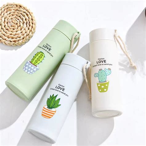 Succulent Cup Glass Bottle Tumbler Creative Water Cup 400ml Shopee Philippines