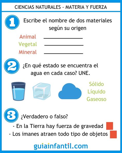 Ejercicios De Ciencias Naturales Mundo Primaria Ciencias Naturales