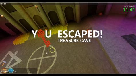 Escape Room Roblox Treasure Cave Walkthrough