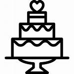 Cake Vector Clipart Svg Icons Icon Birthday