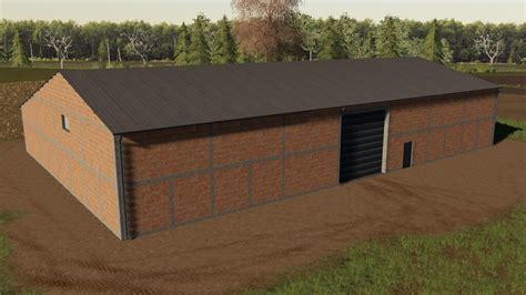 Fs19 Medium Garage With Shelter V10 Farming Simulator 19 Modsclub