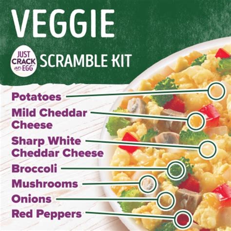 Just Crack An Egg Veggie Scramble Breakfast Bowl Kit 3 Oz Marianos