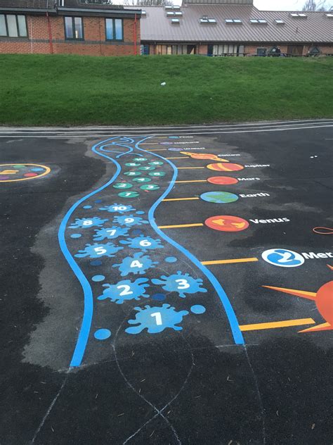 Fun Playground Games With Thermoplastic Playground Markings For Primary