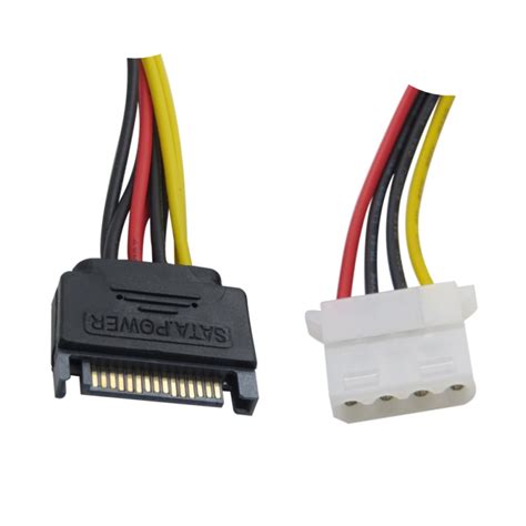 Sata To Molex 4pin Power Cable Gold Touch