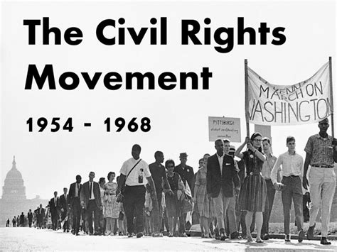 The Civil Rights Movement 1954 1968