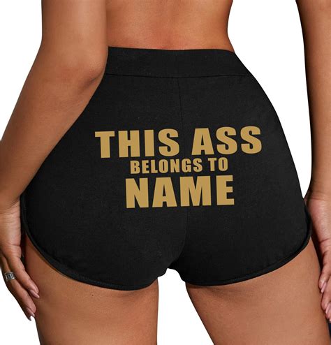 this ass belongs to name booty dolphin shorts gym lifting etsy