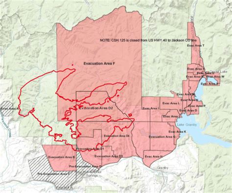 Satellite grand lake map (colorado / usa). Colorado wildfires update: Latest on the CalWood, Cameron ...