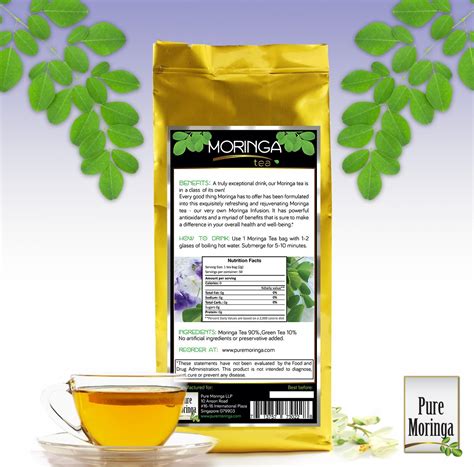 In indonesian, the moringa is called kelor (kalor in malay). Moringa Tea - Pure Moringa Oleifera, 50 Tea Bags, Enjoy ...