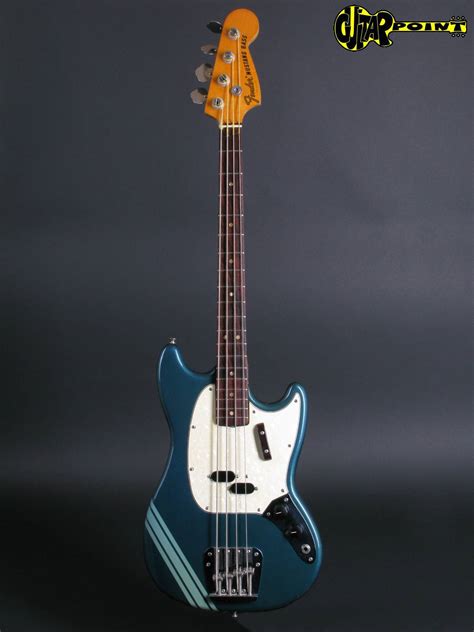 1970 Fender Mustang Competition Bass Lake Placid Blue Vi70femuscombass