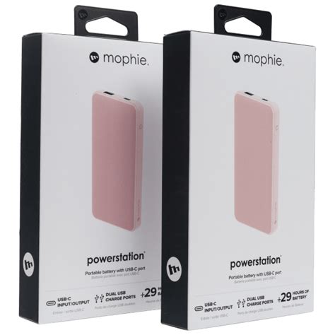 Sidedeal 2 Pack Mophie Powerstation 8000mah Powerbank With 3a Usb C