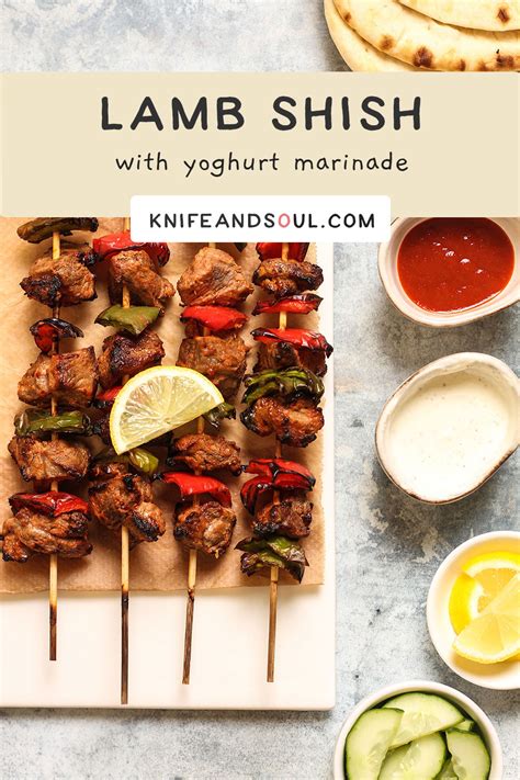 Homemade Turkish Lamb Shish Kebabs Knife And Soul