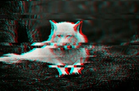 Glitch Wolf Image Abyss