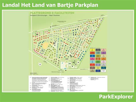 Landal Het Land Van Bartje Karte Mit Allen Ferienhäusern Und