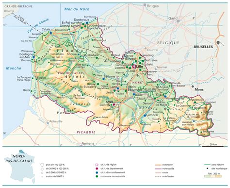 Carte Du Nord Pas De Calais Plusieurs Cartes De La Région