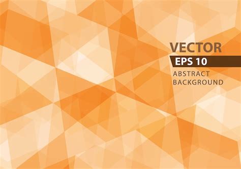 Premium Vector Orange Triangle Abstract Background