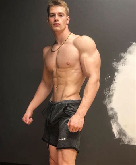 Blonde Guys Biceps Patrick Fitness Motivation Abs Speedo Nude